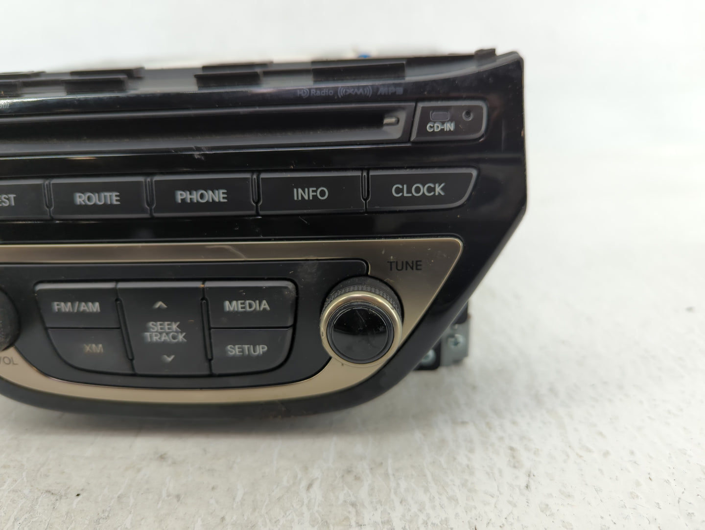 2013-2015 Hyundai Genesis Radio AM FM Cd Player Receiver Replacement P/N:96560-2M760YHG Fits Fits 2013 2014 2015 OEM Used Au