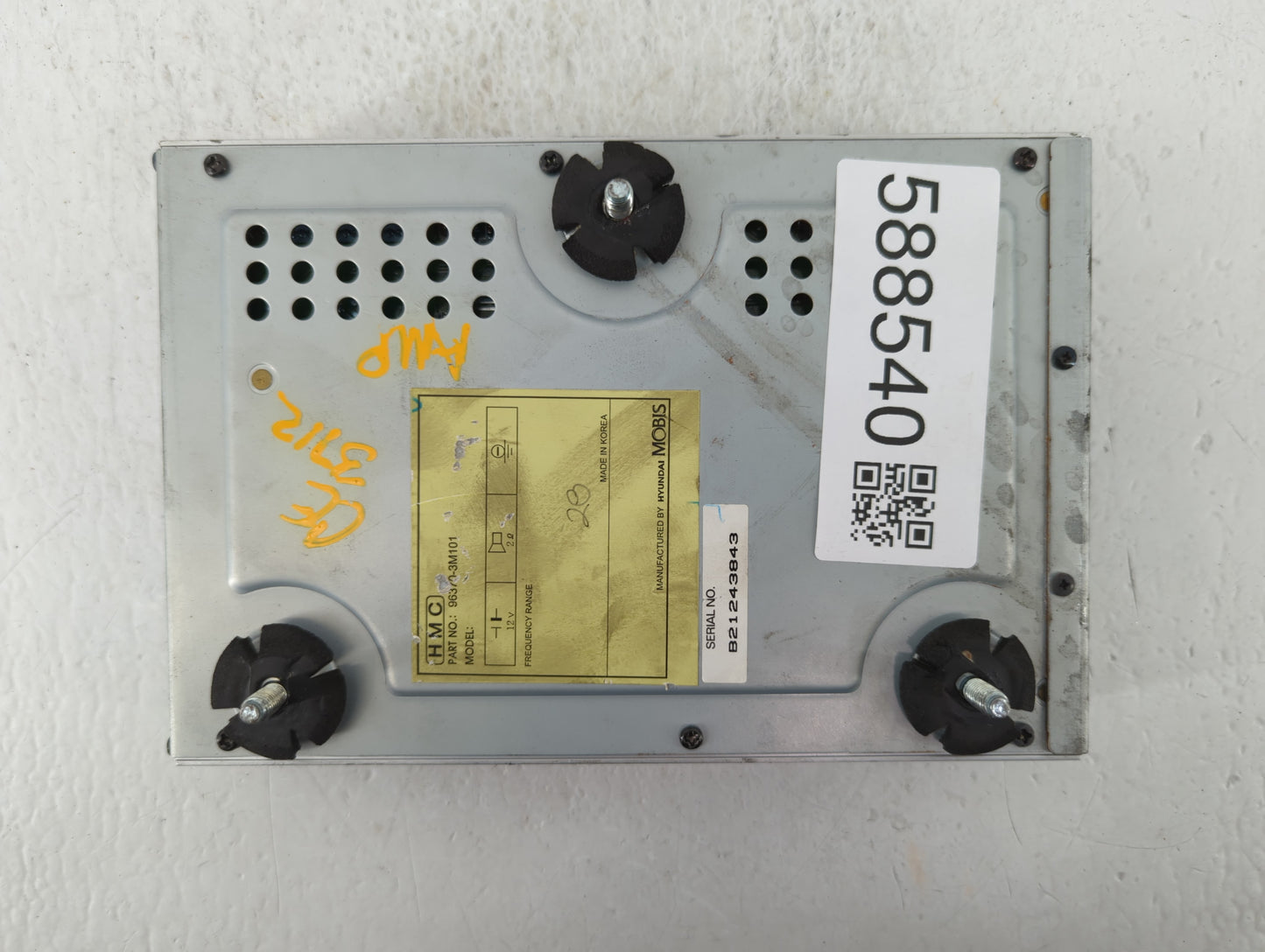 2009-2014 Hyundai Genesis Radio AM FM Cd Player Receiver Replacement P/N:96370-3M101 Fits Fits 2009 2010 2011 2012 2013 2014