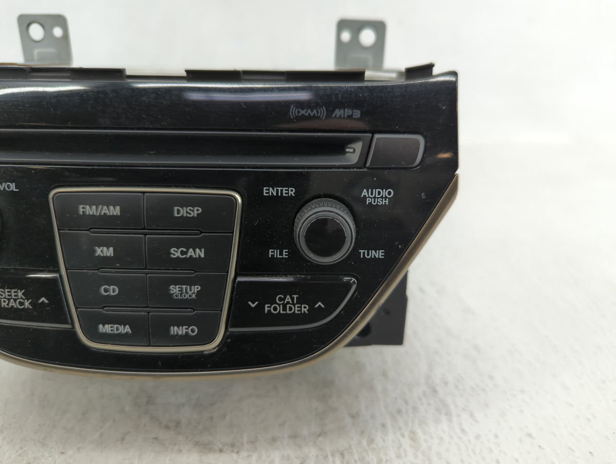 2013-2013 Hyundai Genesis Am Fm Cd Player Radio Receiver 591207 - Oemusedautoparts1.com