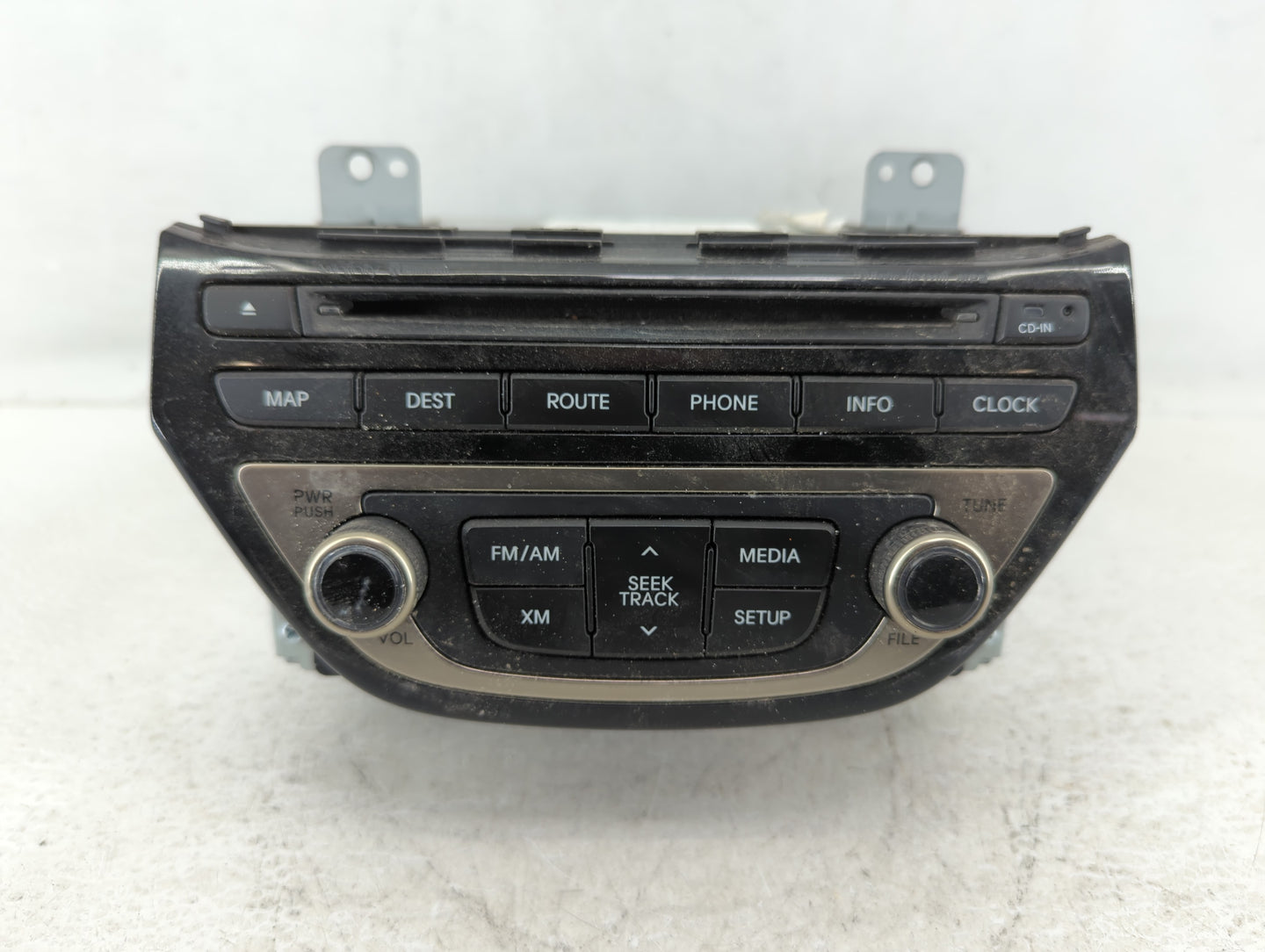 2013-2015 Hyundai Genesis Radio AM FM Cd Player Receiver Replacement P/N:96560-2M770YHG Fits Fits 2013 2014 2015 OEM Used Au