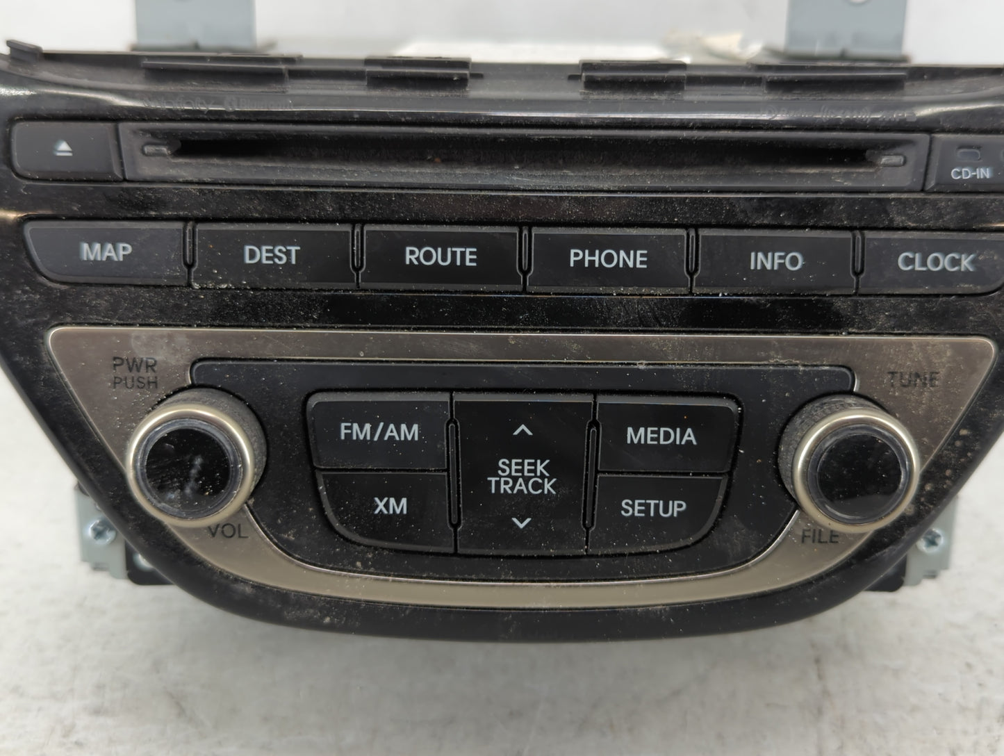 2013-2015 Hyundai Genesis Radio AM FM Cd Player Receiver Replacement P/N:96560-2M770YHG Fits Fits 2013 2014 2015 OEM Used Au