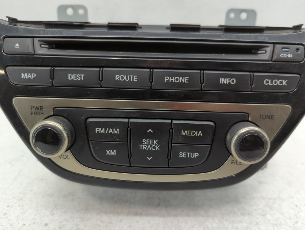 2013-2015 Hyundai Genesis Am Fm Cd Player Radio Receiver 596934 - Oemusedautoparts1.com