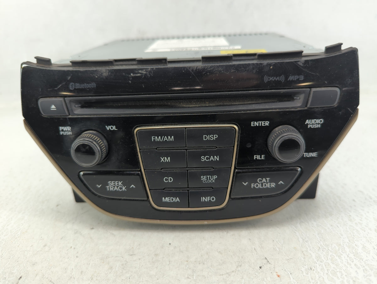 2013-2013 Hyundai Genesis Am Fm Cd Player Radio Receiver 611129 - Oemusedautoparts1.com