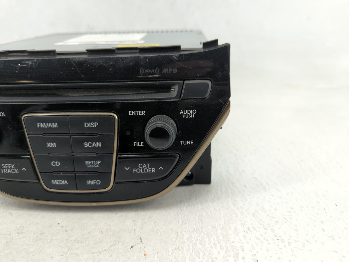 2013-2013 Hyundai Genesis Am Fm Cd Player Radio Receiver 611129 - Oemusedautoparts1.com