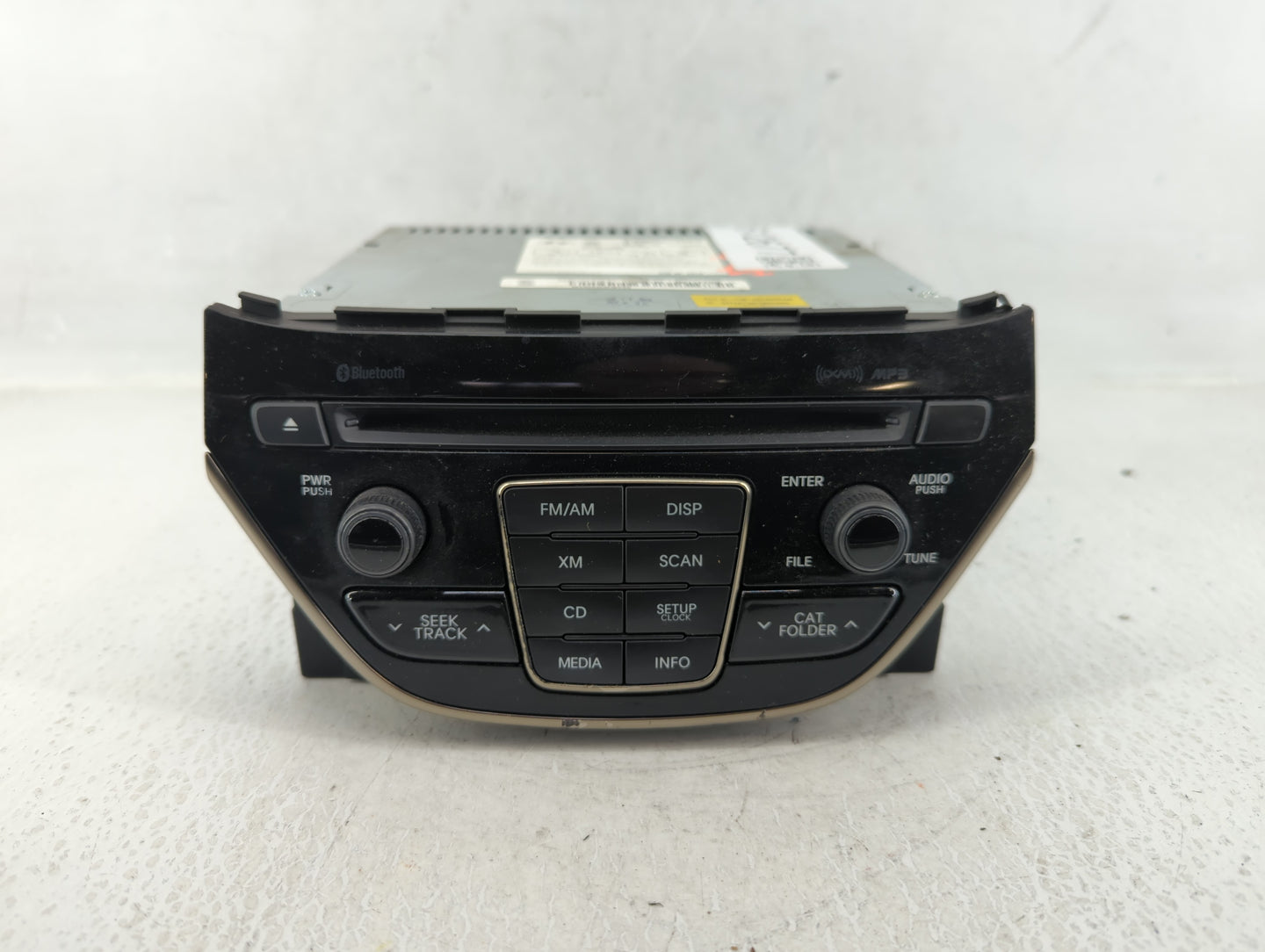 2011-2014 Hyundai Genesis Radio AM FM Cd Player Receiver Replacement P/N:96180-2M117YHG Fits Fits 2011 2012 2013 2014 OEM Us