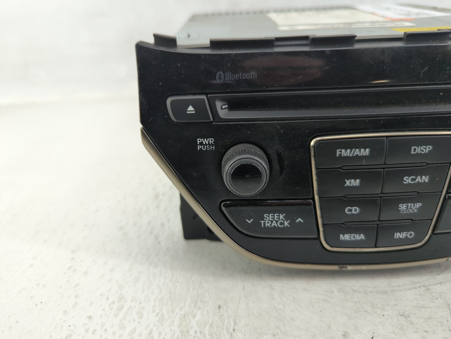 2011-2014 Hyundai Genesis Radio AM FM Cd Player Receiver Replacement P/N:96180-2M117YHG Fits Fits 2011 2012 2013 2014 OEM Us