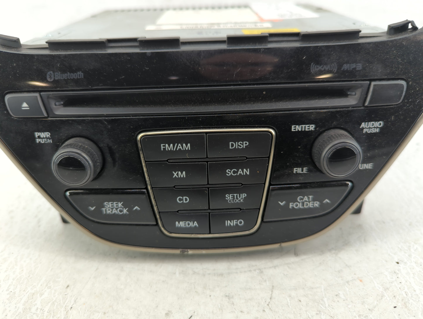2011-2014 Hyundai Genesis Radio AM FM Cd Player Receiver Replacement P/N:96180-2M117YHG Fits Fits 2011 2012 2013 2014 OEM Us