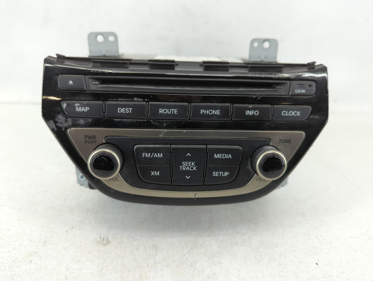 2013-2013 Hyundai Genesis Am Fm Cd Player Radio Receiver 637726 - Oemusedautoparts1.com
