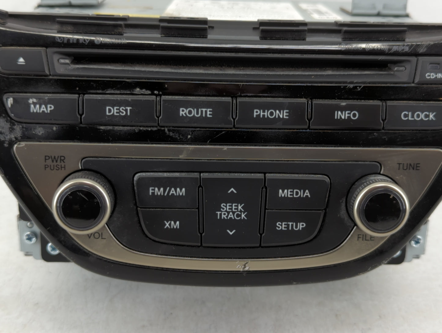 2013-2013 Hyundai Genesis Am Fm Cd Player Radio Receiver - Oemusedautoparts1.com
