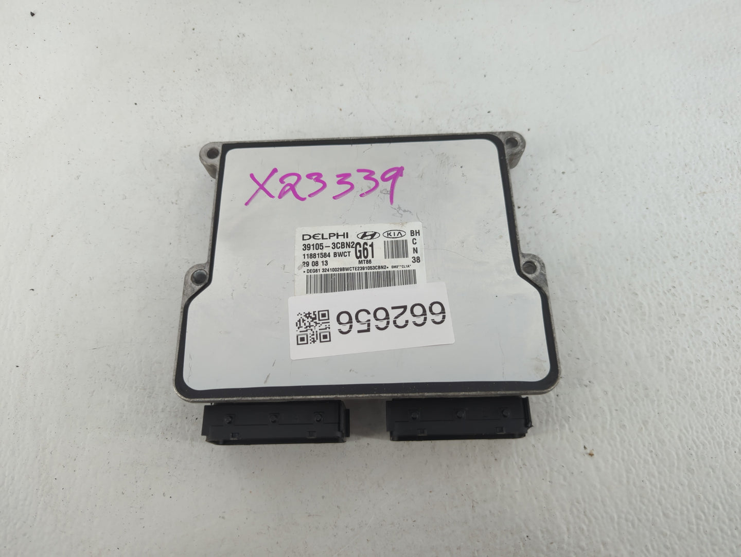 2012-2014 Hyundai Genesis PCM Engine Control Computer ECU ECM PCU OEM P/N:39105-3CBN2 Fits Fits 2012 2013 2014 OEM Used Auto