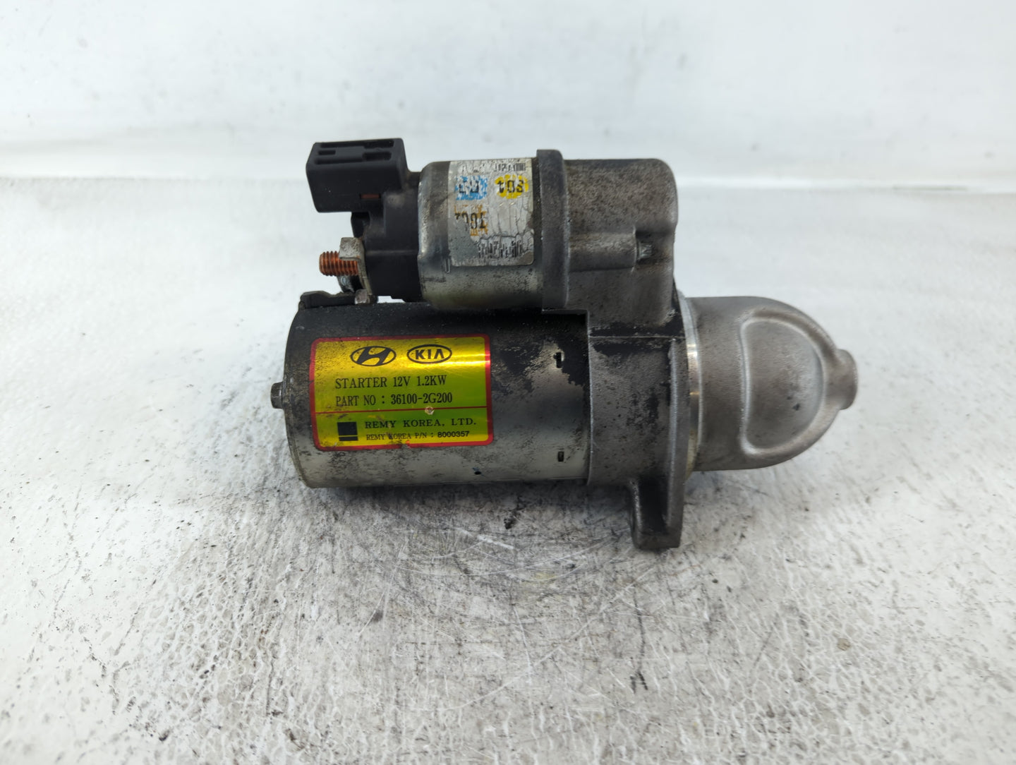 2013-2014 Hyundai Genesis Car Starter Motor Solenoid OEM P/N:8000357 36100-2G200 Fits OEM Used Auto Parts - Oemusedautoparts