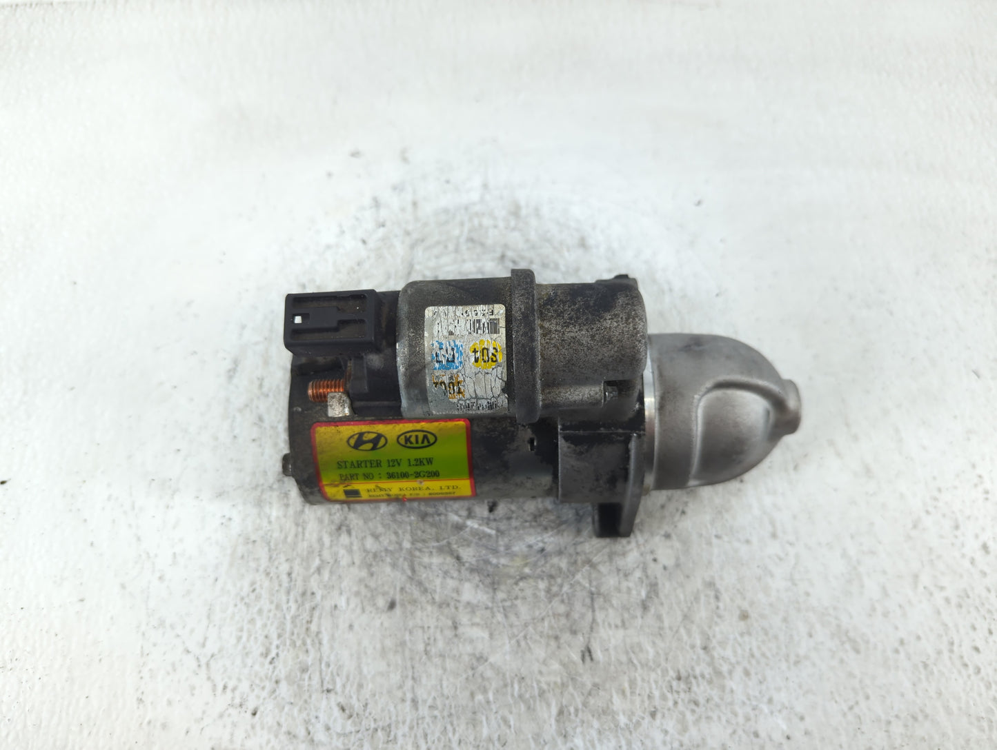 2013-2014 Hyundai Genesis Car Starter Motor Solenoid OEM P/N:8000357 36100-2G200 Fits OEM Used Auto Parts - Oemusedautoparts