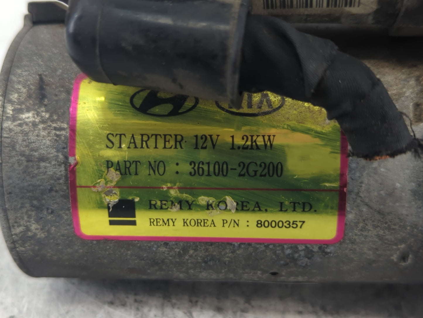 2013-2014 Hyundai Genesis Car Starter Motor Solenoid OEM P/N:36100-2G200 Fits Fits 2008 2009 2010 2011 2012 2013 2014 2015 2