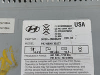 2011-2014 Hyundai Genesis Radio AM FM Cd Player Receiver Replacement P/N:96180-3M630JC7 Fits Fits 2011 2012 2013 2014 OEM Us