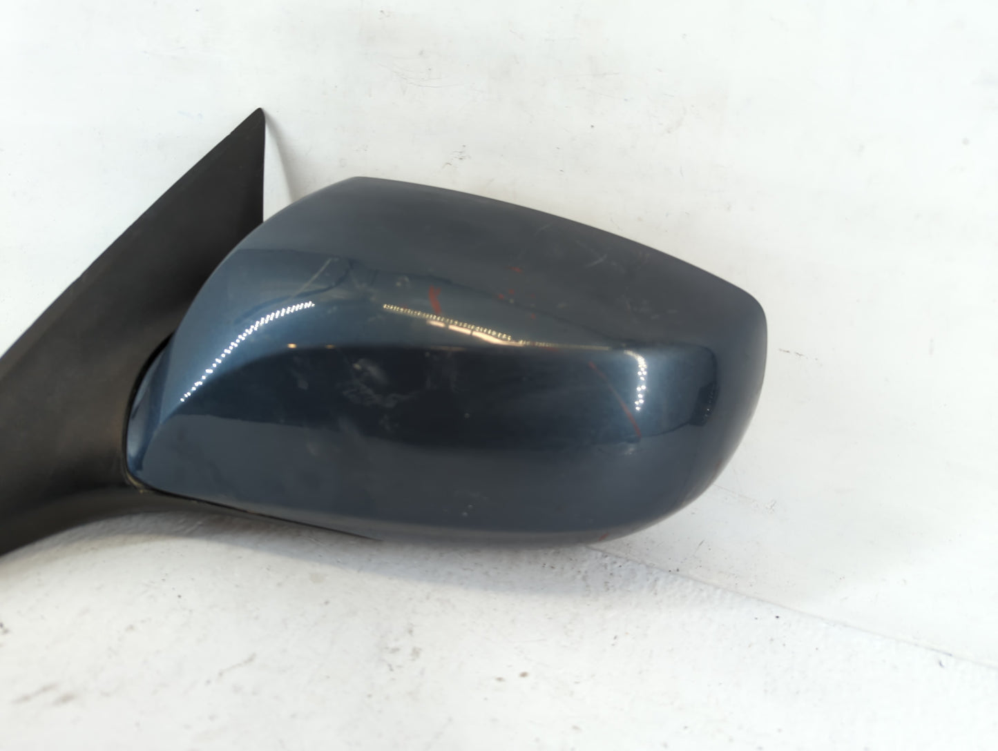 2009-2016 Hyundai Genesis Driver Left Side View Manual Door Mirror Blue - Oemusedautoparts1.com