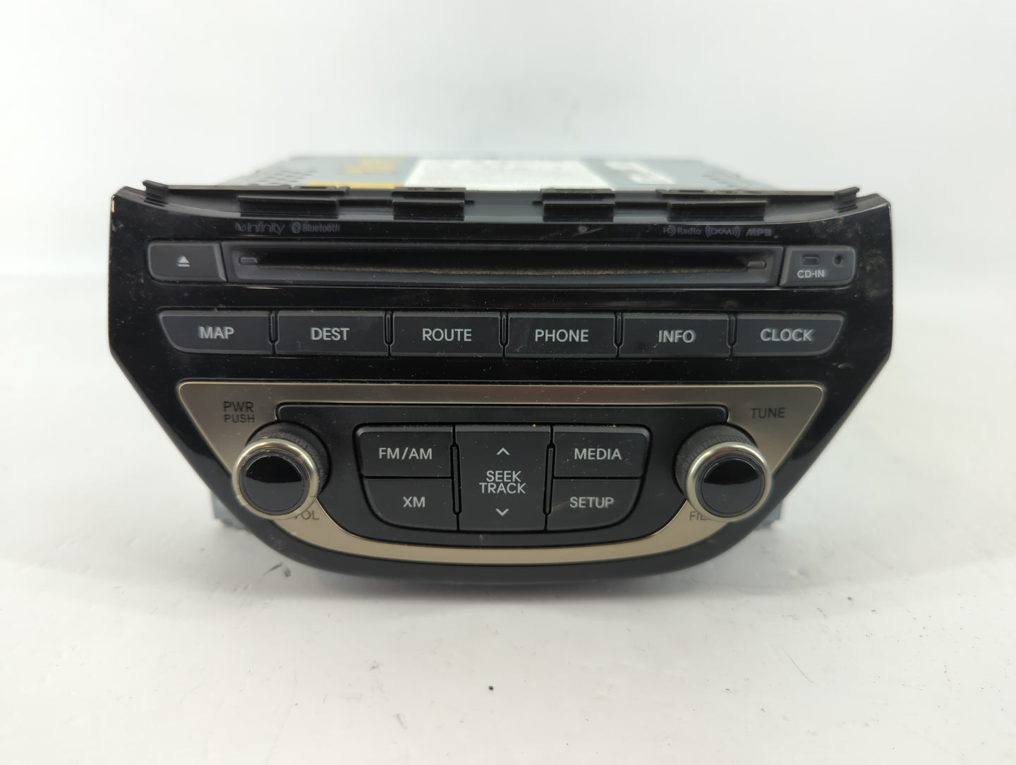 2013-2015 Hyundai Genesis Radio AM FM Cd Player Receiver Replacement P/N:96560-2M770YHG Fits Fits 2013 2014 2015 OEM Used Au