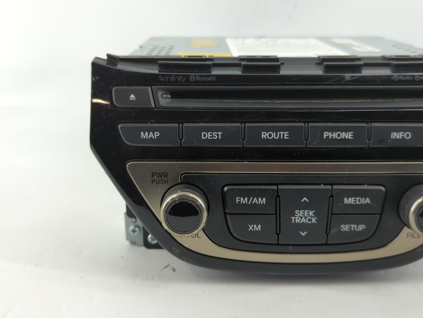 2013-2015 Hyundai Genesis Radio AM FM Cd Player Receiver Replacement P/N:96560-2M770YHG Fits Fits 2013 2014 2015 OEM Used Au