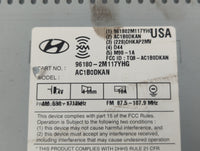 2013-2013 Hyundai Genesis Am Fm Cd Player Radio Receiver - Oemusedautoparts1.com