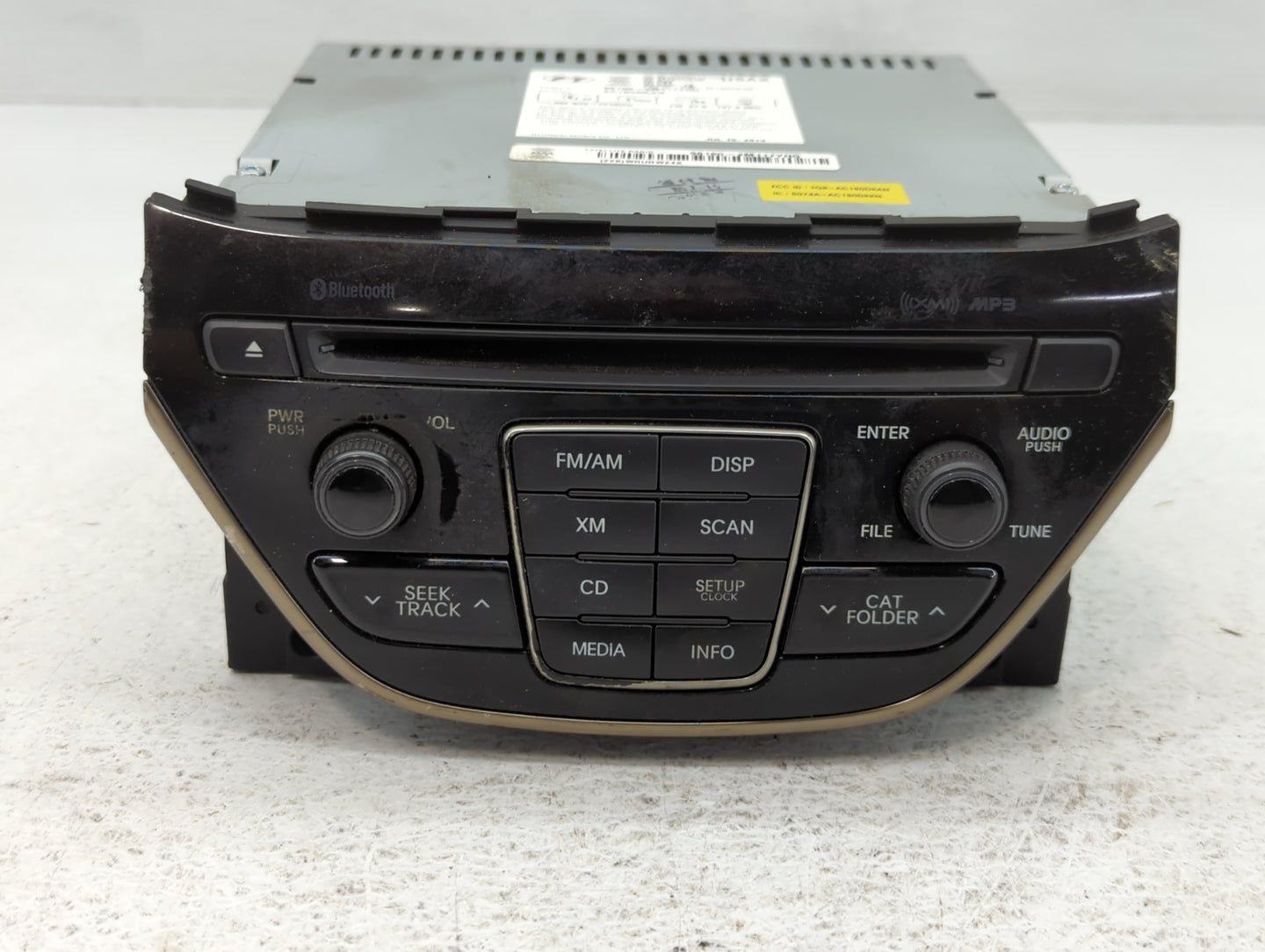 2013-2015 Hyundai Genesis Am Fm Cd Player Radio Receiver - Oemusedautoparts1.com