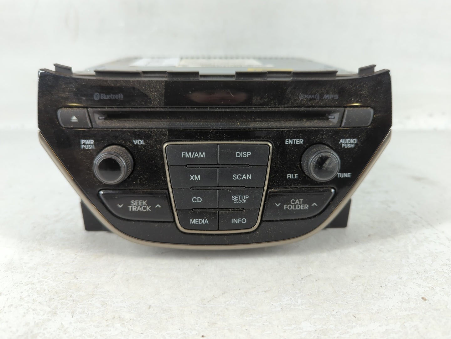 2013 Hyundai Genesis Radio AM FM Cd Player Receiver Replacement P/N:96180-2M117YHG Fits OEM Used Auto Parts - Oemusedautopar