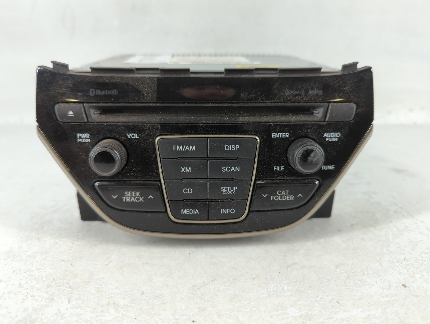 2013 Hyundai Genesis Radio AM FM Cd Player Receiver Replacement P/N:96180-2M117YHG Fits OEM Used Auto Parts - Oemusedautopar