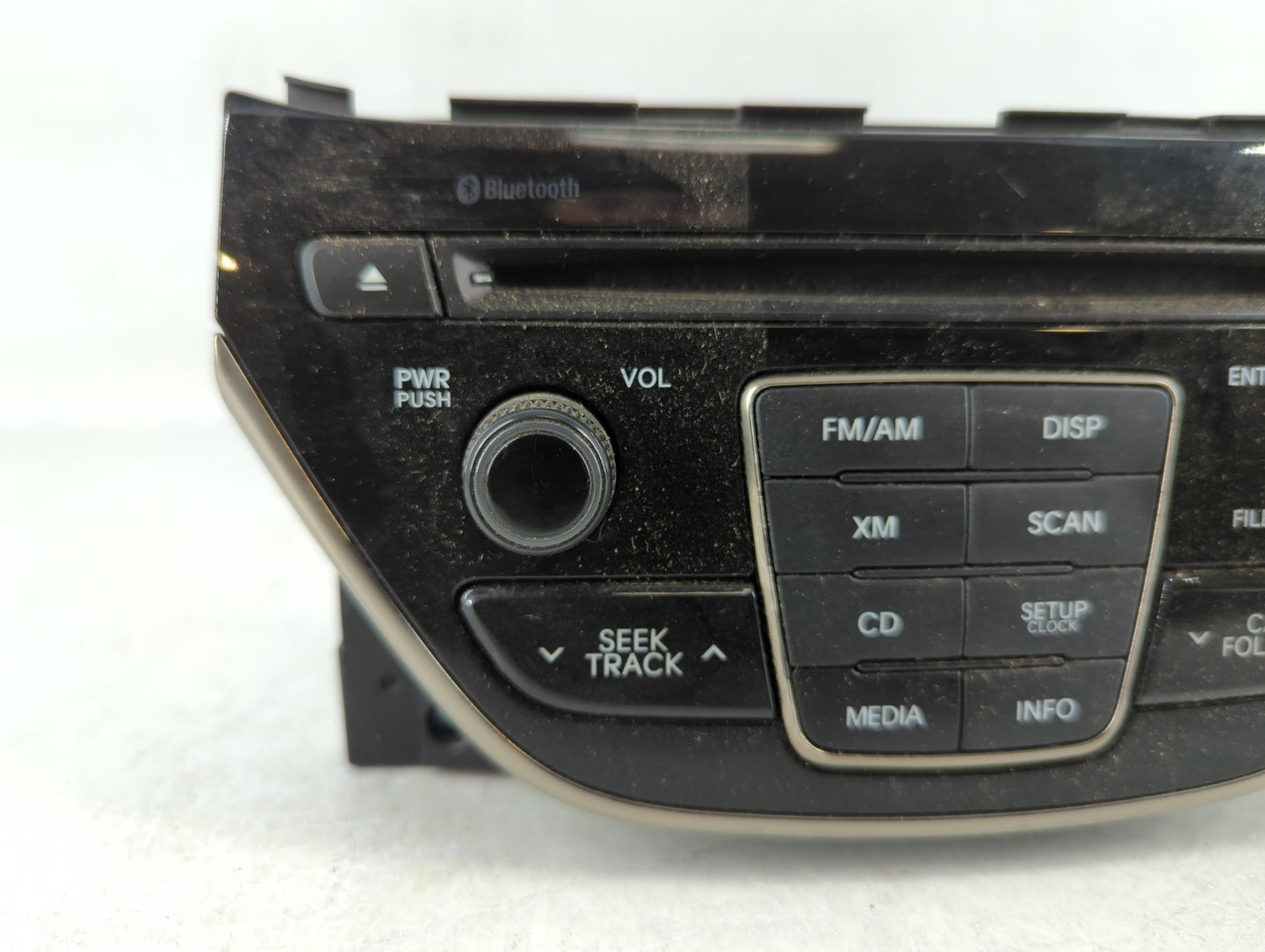 2013 Hyundai Genesis Radio AM FM Cd Player Receiver Replacement P/N:96180-2M117YHG Fits OEM Used Auto Parts - Oemusedautopar