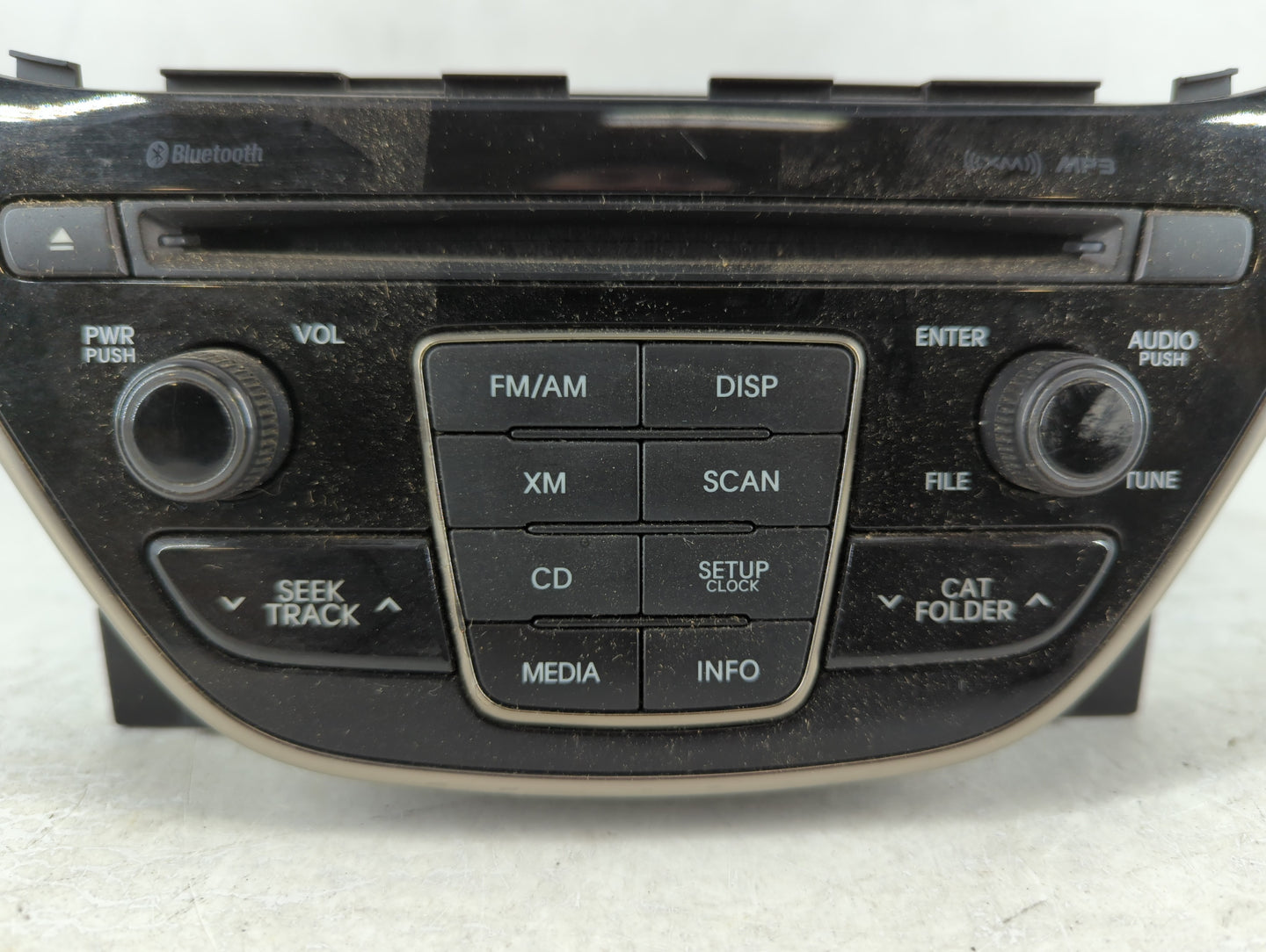 2013 Hyundai Genesis Radio AM FM Cd Player Receiver Replacement P/N:96180-2M117YHG Fits OEM Used Auto Parts - Oemusedautopar