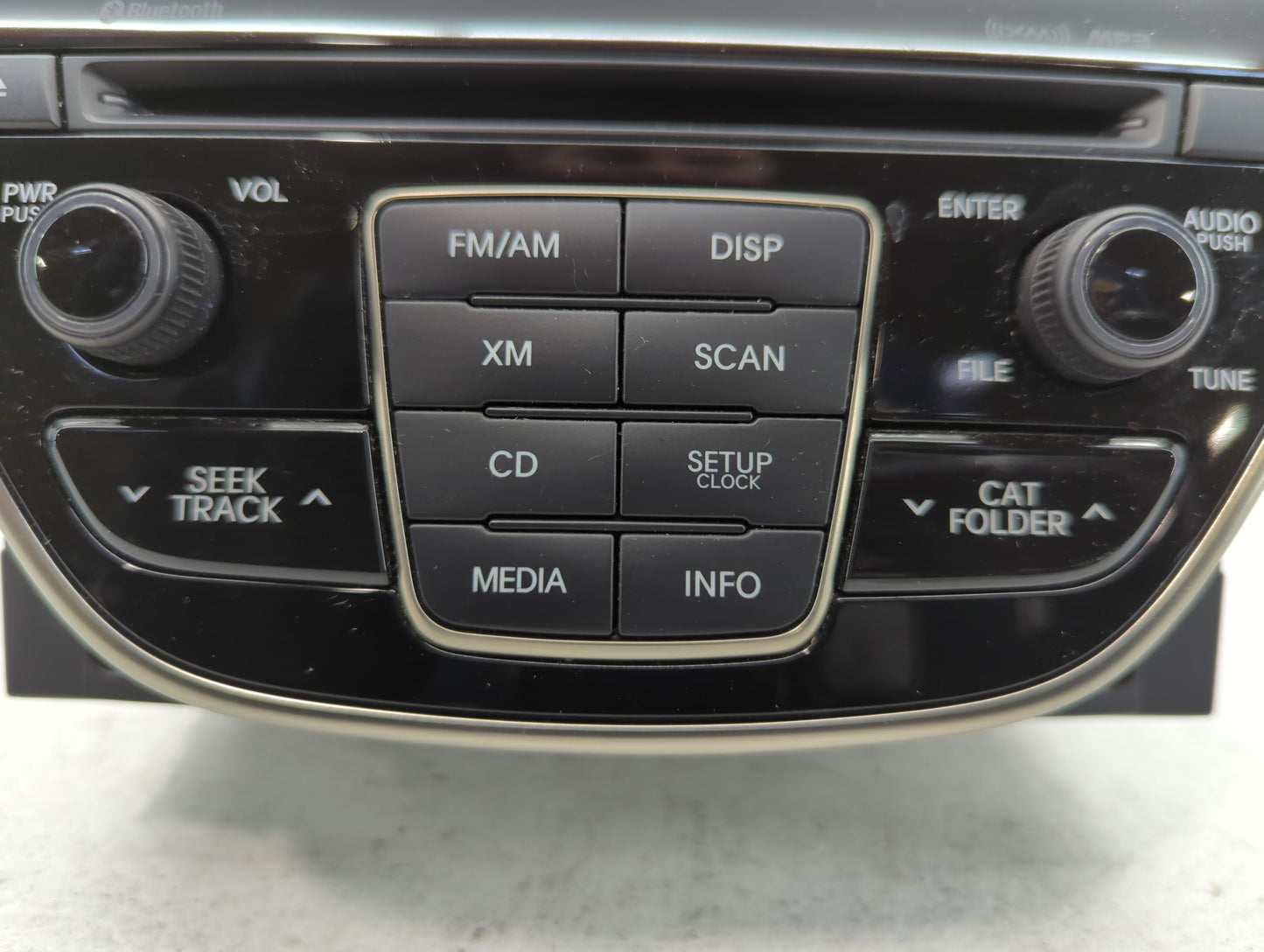 2013 Hyundai Genesis Radio AM FM Cd Player Receiver Replacement P/N:96180-2M117YHG Fits OEM Used Auto Parts - Oemusedautopar