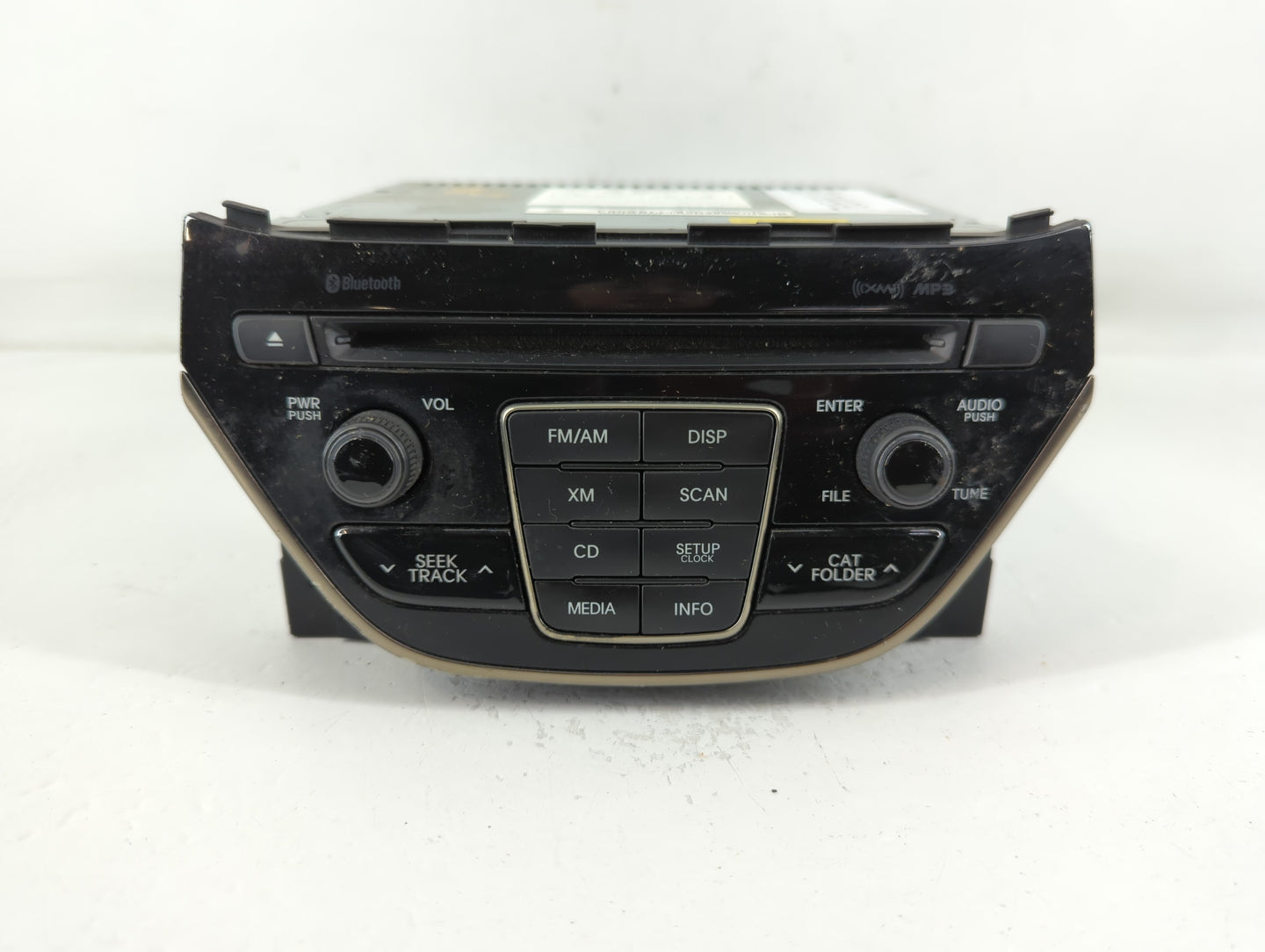 2013 Hyundai Genesis Radio AM FM Cd Player Receiver Replacement P/N:96180-2M117YHG Fits OEM Used Auto Parts - Oemusedautopar