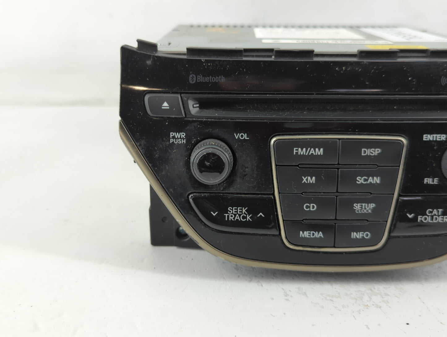 2013 Hyundai Genesis Radio AM FM Cd Player Receiver Replacement P/N:96180-2M117YHG Fits OEM Used Auto Parts - Oemusedautopar