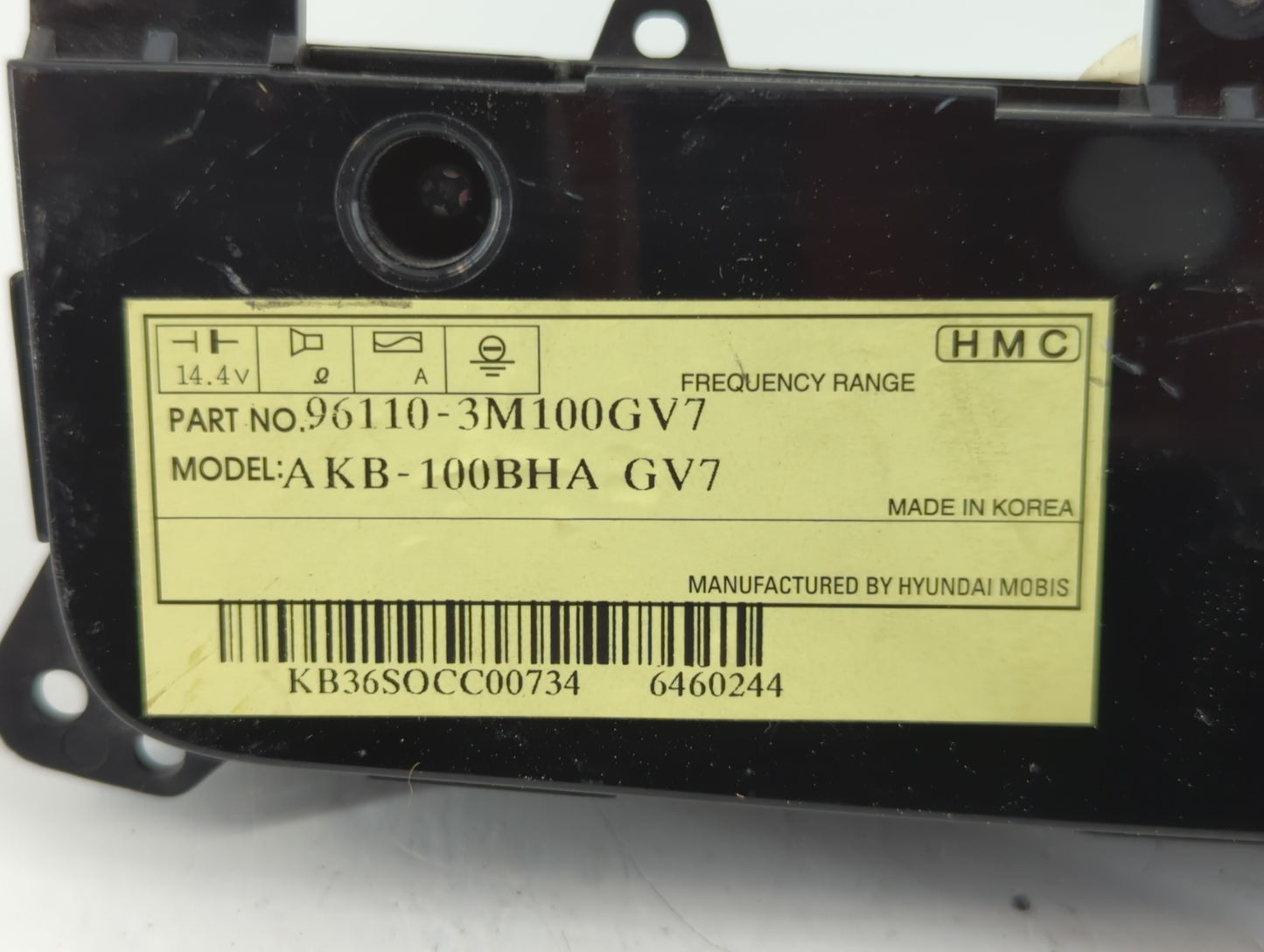 2009-2014 Hyundai Genesis Climate Control Module Temperature AC/Heater Replacement P/N:96100-3M100GV7 Fits OEM Used Auto Par
