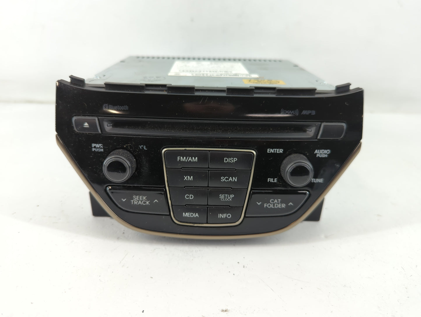 2013 Hyundai Genesis Radio AM FM Cd Player Receiver Replacement P/N:96180-2M117YHG Fits OEM Used Auto Parts - Oemusedautopar