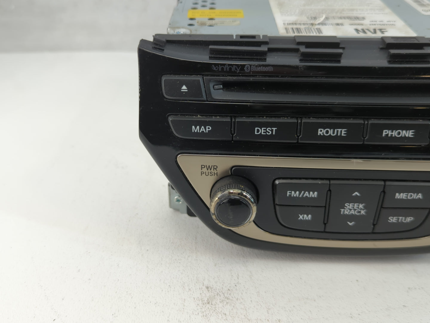2013-2015 Hyundai Genesis Radio AM FM Cd Player Receiver Replacement P/N:96560-2M760YHG Fits Fits 2013 2014 2015 OEM Used Au