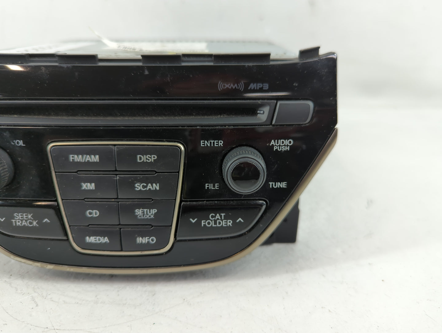 2013 Hyundai Genesis Radio AM FM Cd Player Receiver Replacement P/N:96180-2M117YHG Fits OEM Used Auto Parts - Oemusedautopar