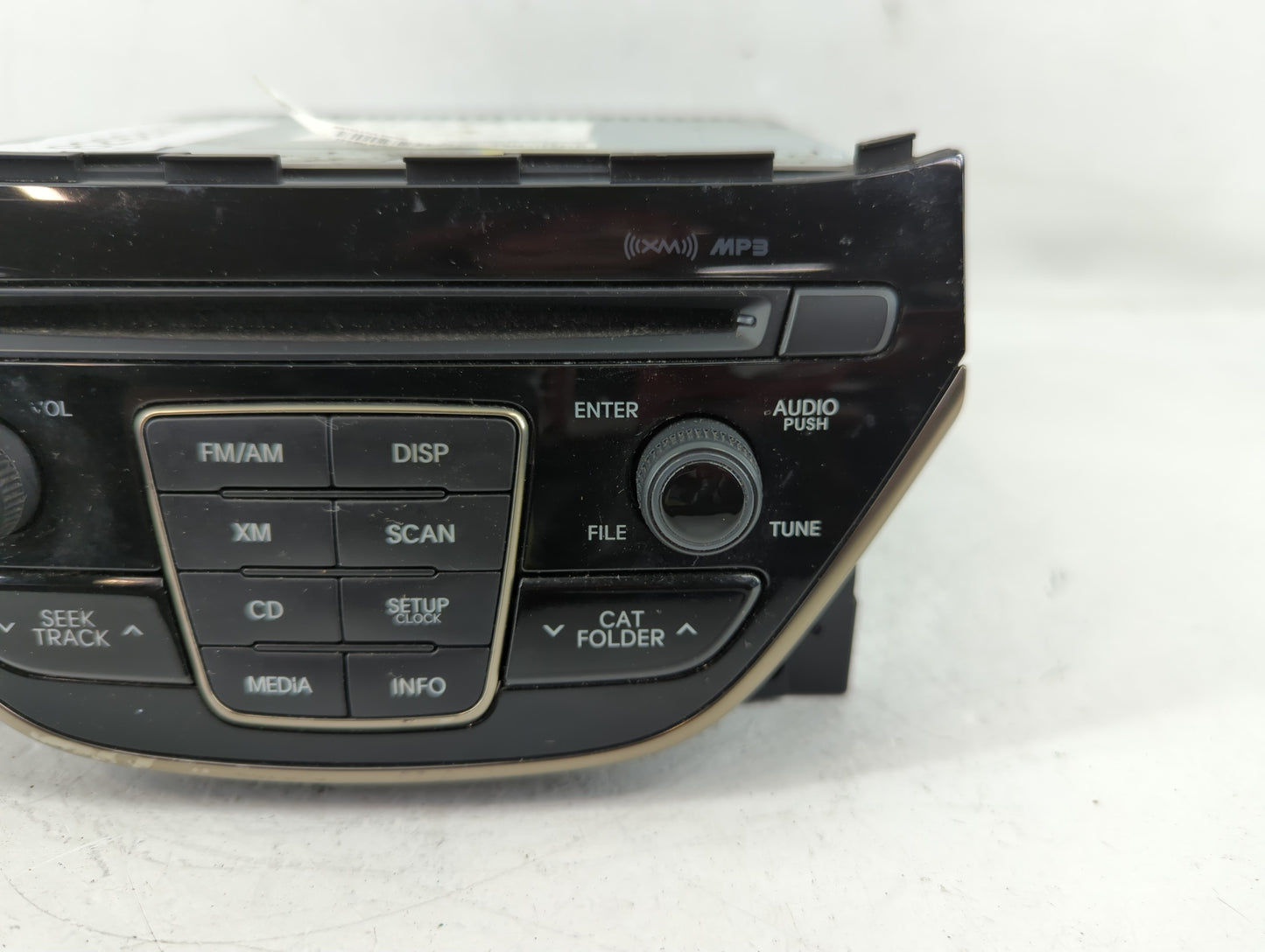 2013 Hyundai Genesis Radio AM FM Cd Player Receiver Replacement P/N:96180-2M117YHG Fits OEM Used Auto Parts - Oemusedautopar
