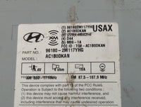 2013 Hyundai Genesis Radio AM FM Cd Player Receiver Replacement P/N:96180-2M117YHG Fits OEM Used Auto Parts - Oemusedautopar