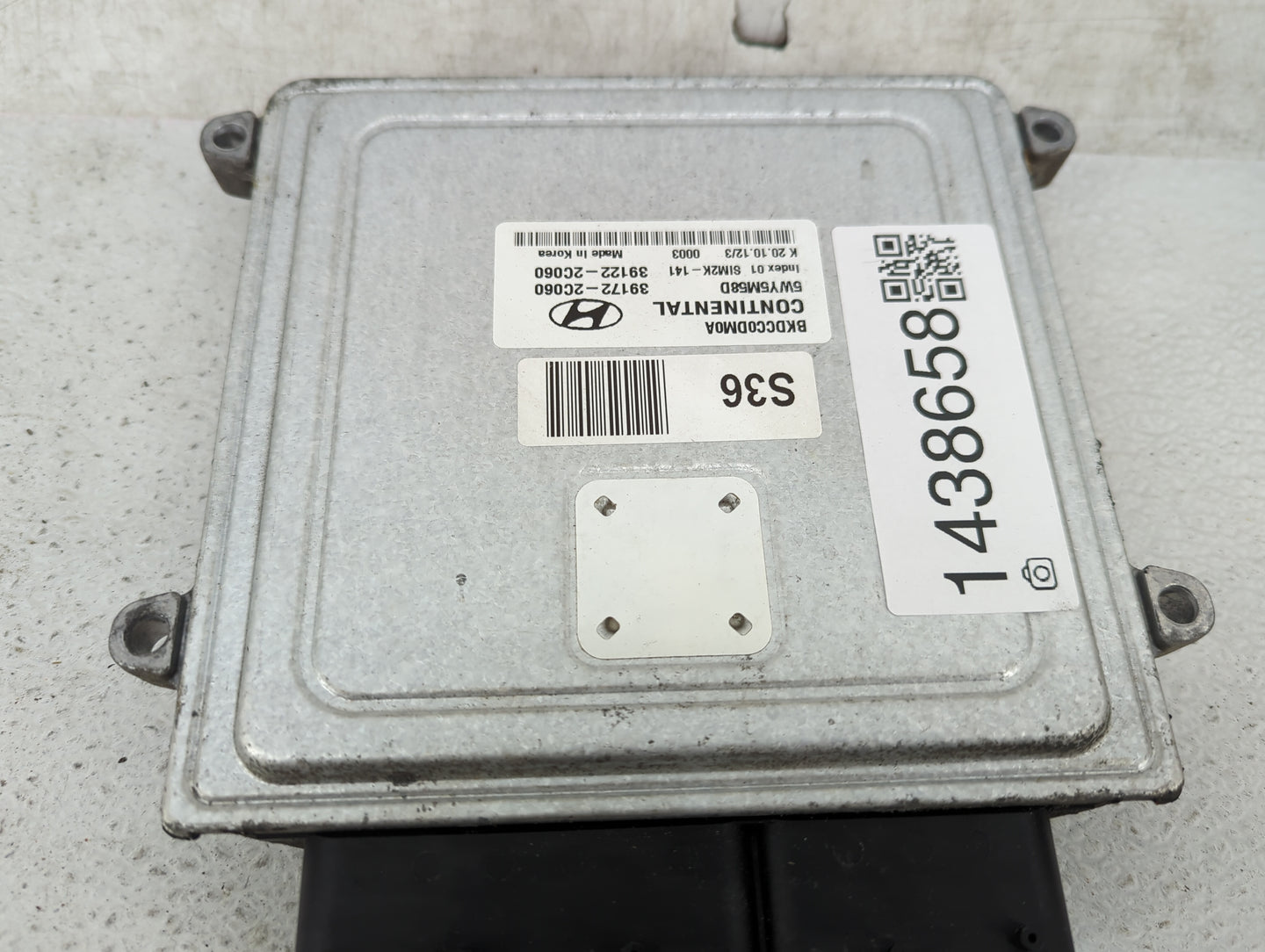 2013 Hyundai Genesis Coupe PCM Engine Control Computer ECU ECM PCU OEM P/N:39172-2C060 39122-2C060, BKDCC0DM0A Fits Fits 201