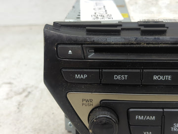 2013 Hyundai Genesis Coupe Radio AM FM Cd Player Receiver Replacement P/N:965602M770YHG 96560-2M770YHG Fits Fits 2014 2015 OEM Used Auto Parts
