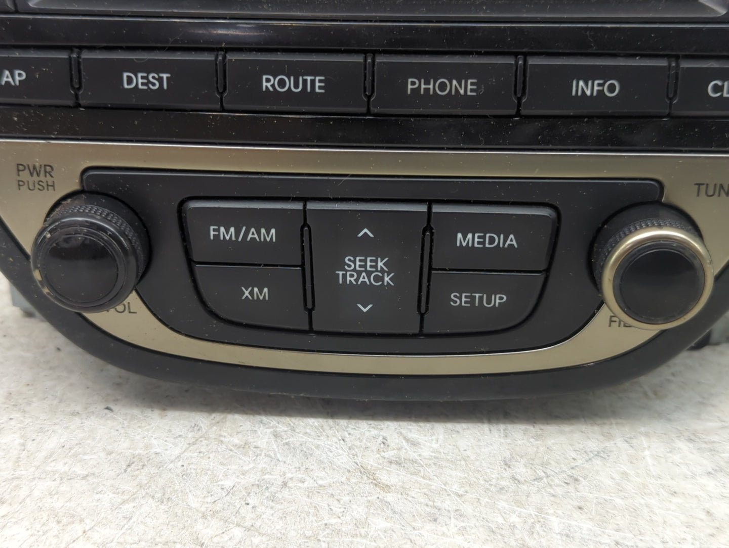 2013 Hyundai Genesis Coupe Radio AM FM Cd Player Receiver Replacement P/N:965602M770YHG 96560-2M770YHG Fits Fits 2014 2015 O
