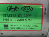 2013-2015 Hyundai Santa Fe Car Starter Motor Solenoid OEM P/N:36100-3C221 Fits Fits 2012 2013 2014 2015 2016 OEM Used Auto P