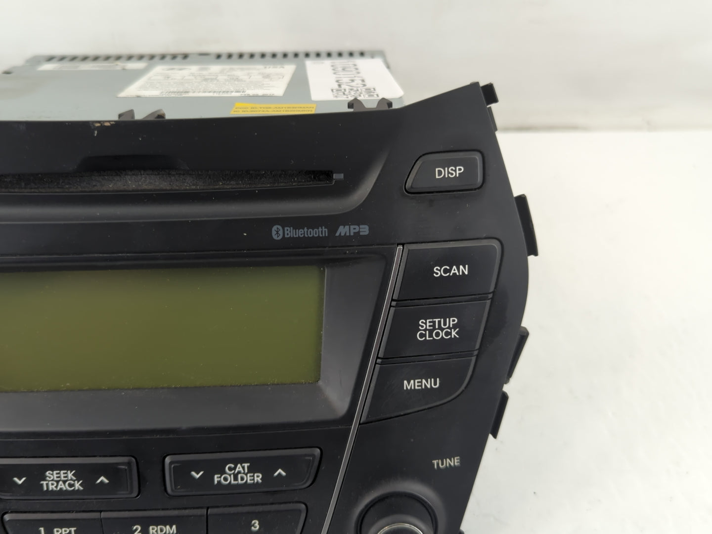 2013-2014 Hyundai Santa Fe Radio AM FM Cd Player Receiver Replacement P/N:96180-4Z1004X Fits Fits 2013 2014 OEM Used Auto Pa