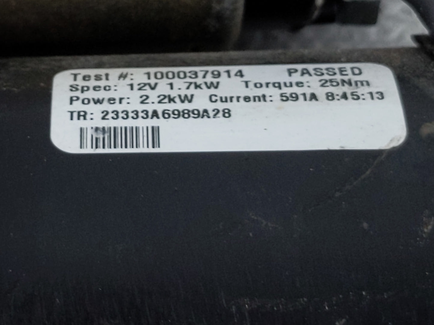 2013-2015 Hyundai Santa Fe Car Starter Motor Solenoid OEM Fits Fits 2012 2013 2014 2015 2016 OEM Used Auto Parts - Oemusedau