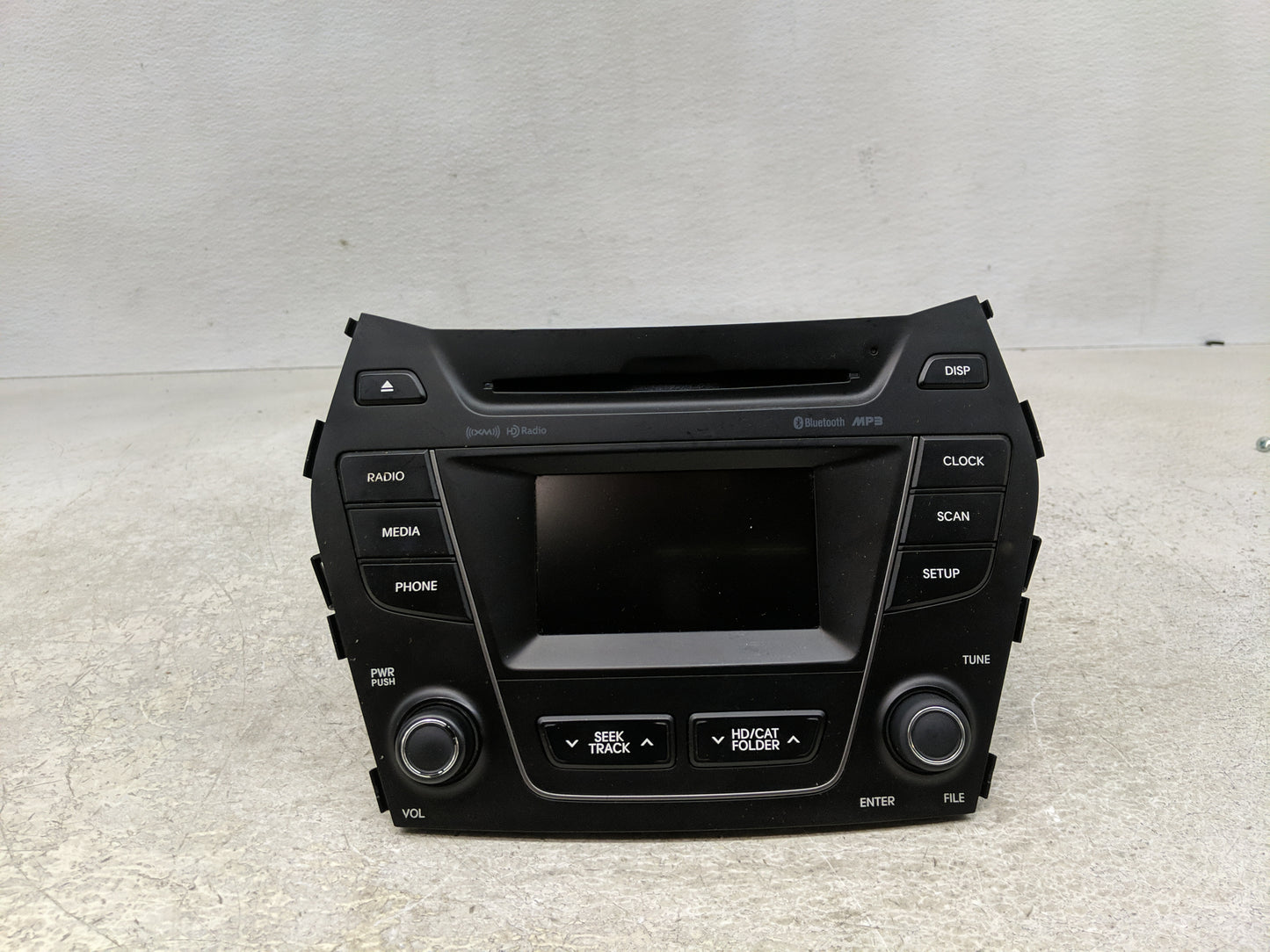 2013-2016 Hyundai Santa Fe Radio AM FM Cd Player Receiver Replacement P/N:96180-B89514X Fits Fits 2013 2014 2015 2016 OEM Us