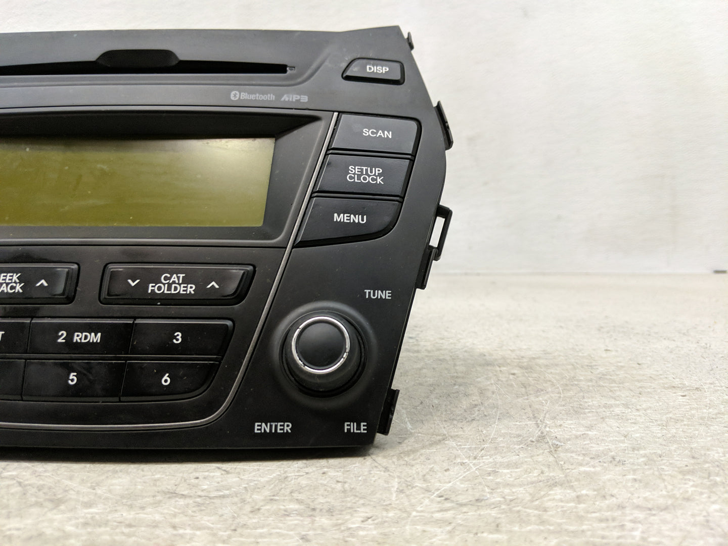2013-2016 Hyundai Santa Fe Radio AM FM Cd Player Receiver Replacement P/N:96170-B89504X Fits Fits 2013 2014 2015 2016 OEM Us