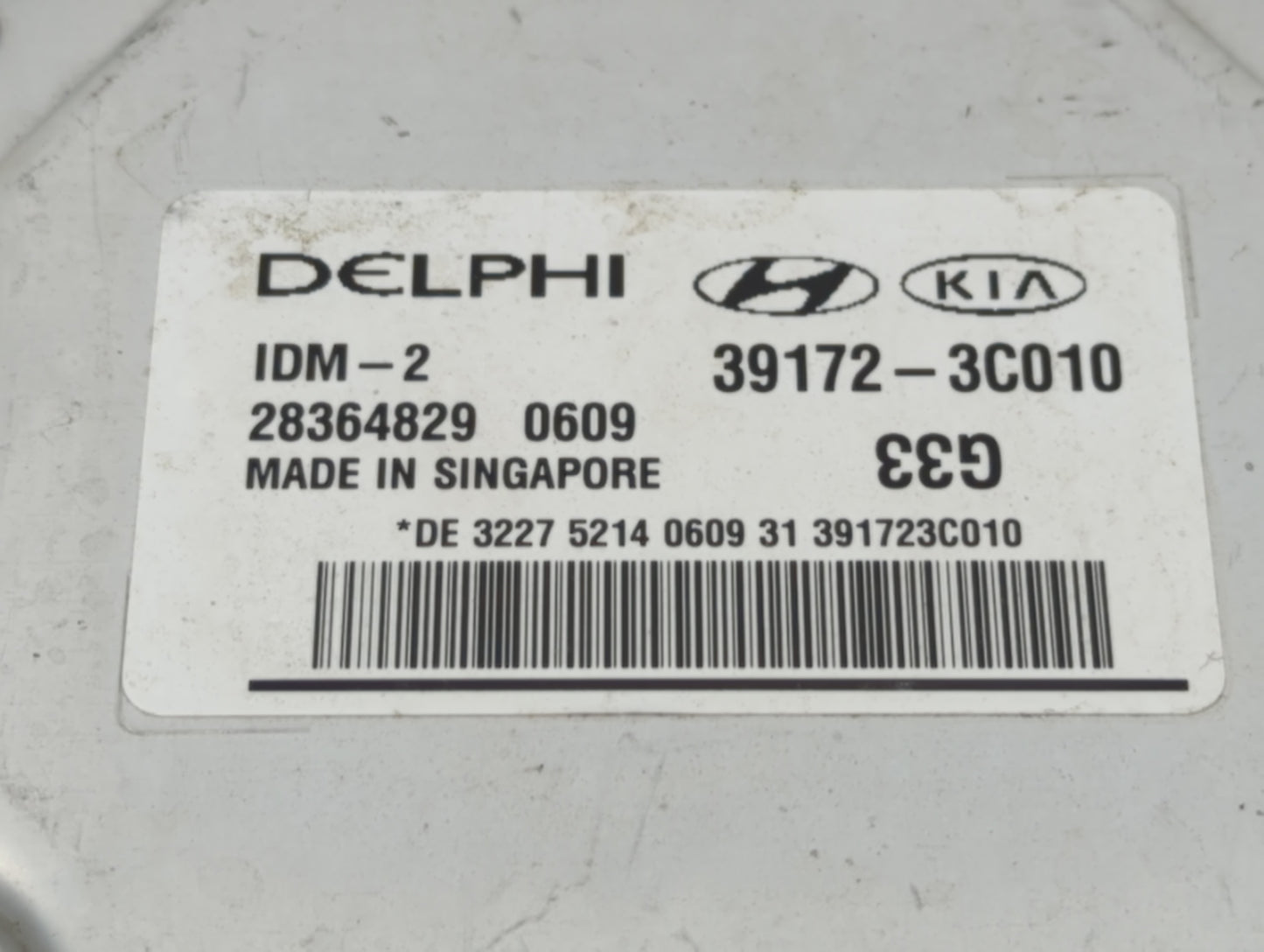 2013 Hyundai Santa Fe PCM Engine Control Computer ECU ECM PCU OEM P/N:39172-3C010 Fits OEM Used Auto Parts - Oemusedautopart