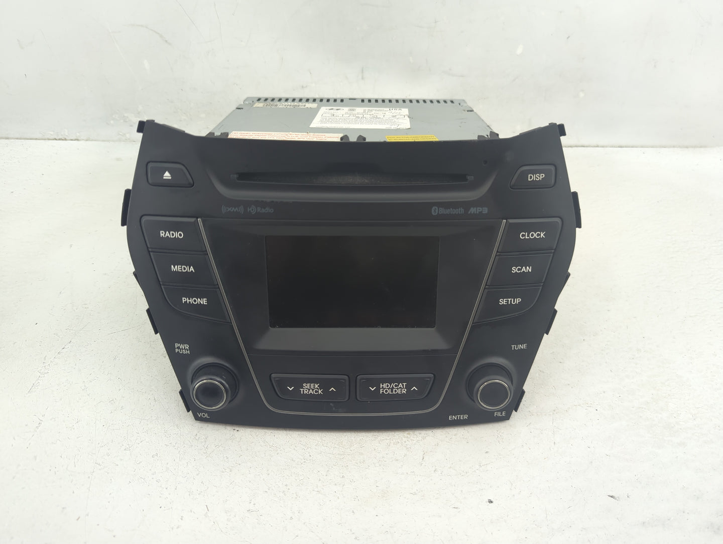 2013-2016 Hyundai Santa Fe Radio AM FM Cd Player Receiver Replacement P/N:96180-4Z1004X Fits Fits 2013 2014 2015 2016 OEM Us