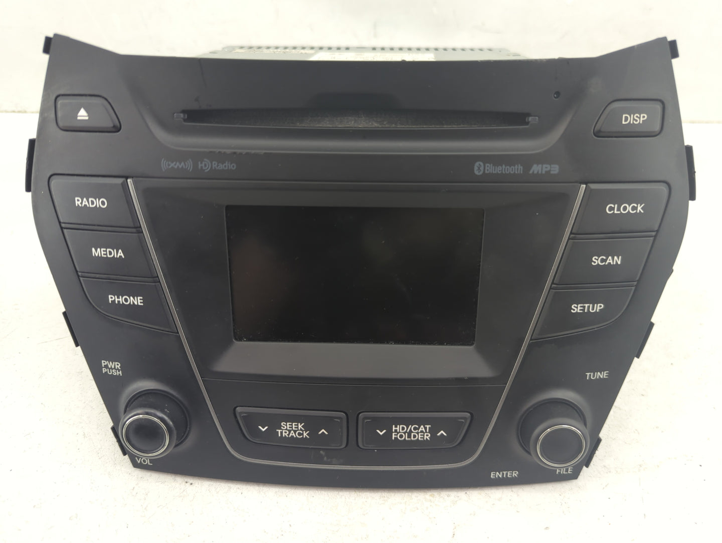 2013-2016 Hyundai Santa Fe Radio AM FM Cd Player Receiver Replacement P/N:96180-4Z1004X Fits Fits 2013 2014 2015 2016 OEM Us