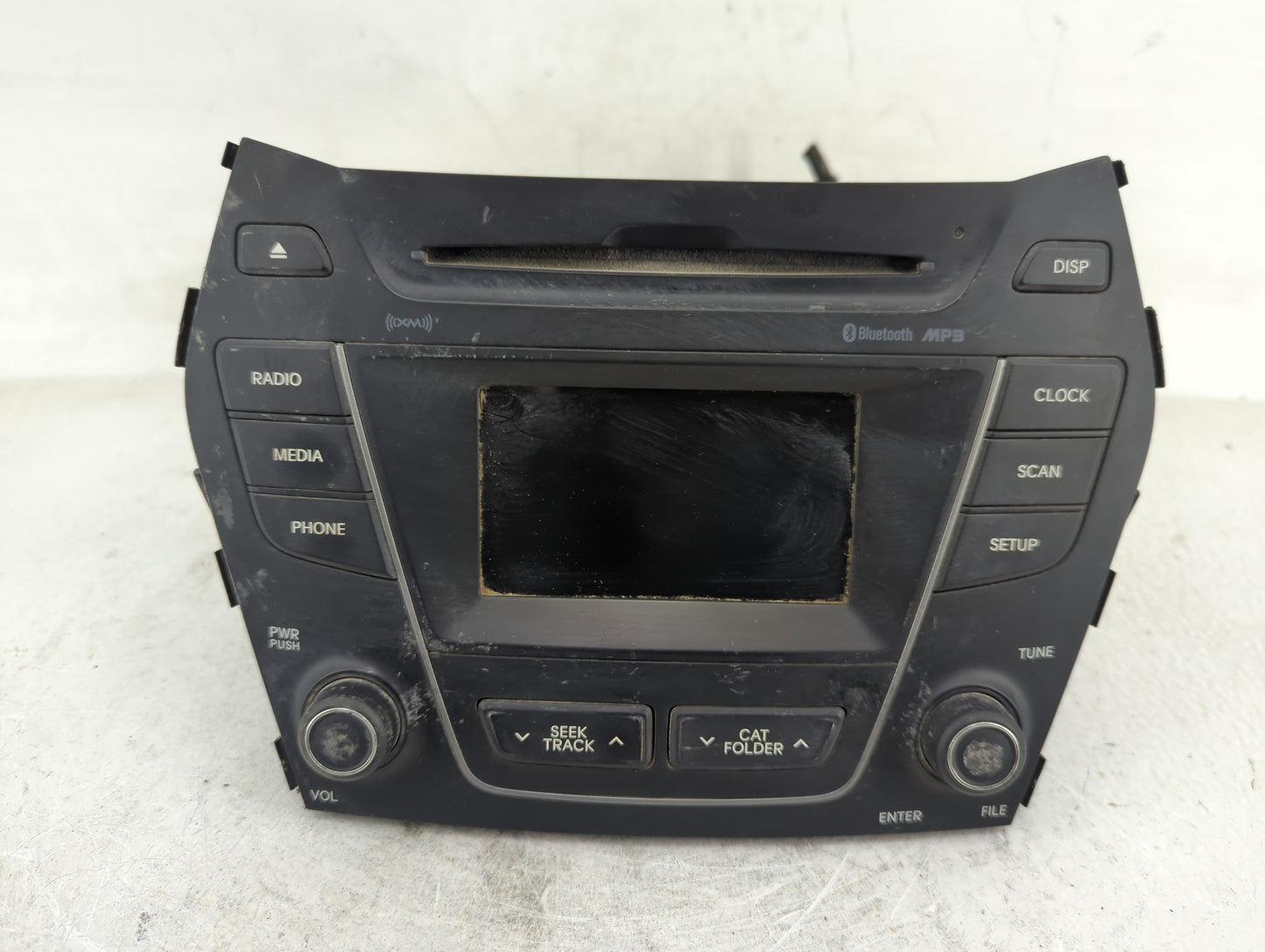2013-2016 Hyundai Santa Fe Radio AM FM Cd Player Receiver Replacement P/N:96180-4Z0004X Fits Fits 2013 2014 2015 2016 OEM Us