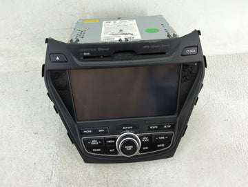 2013-2016 Hyundai Santa Fe Radio AM FM Cd Player Receiver Replacement Fits Fits 2013 2014 2015 2016 OEM Used Auto Parts - Oe