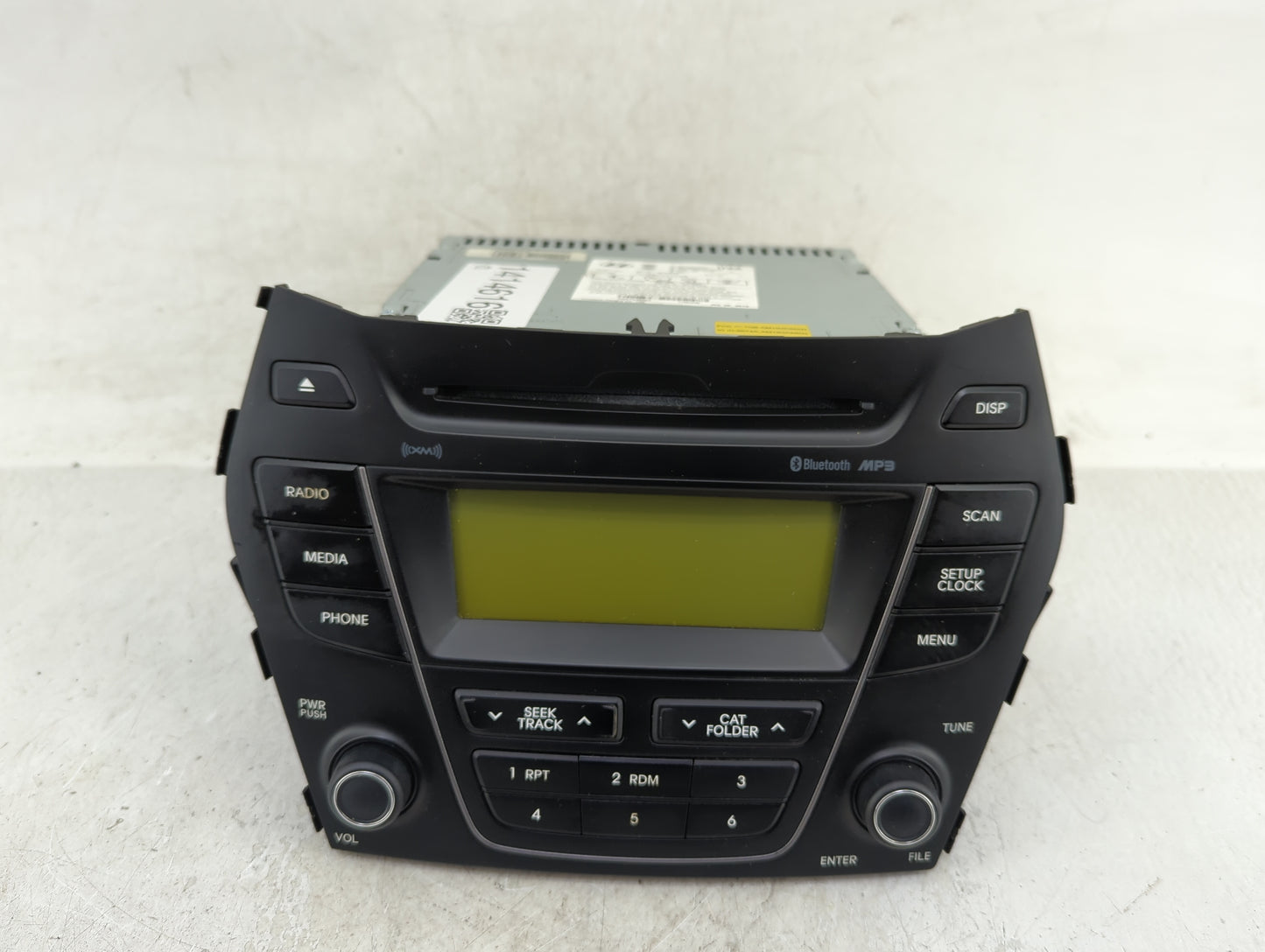 2013-2014 Hyundai Santa Fe Radio AM FM Cd Player Receiver Replacement P/N:96170-4Z1004X Fits Fits 2013 2014 OEM Used Auto Pa